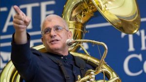 Sam Pilafain tuba