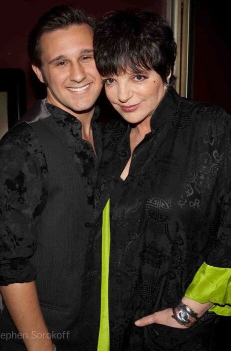 Nicolas King with his friend and mentor Liza Minnelli
